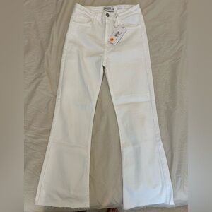 “Just Black” White Jeans